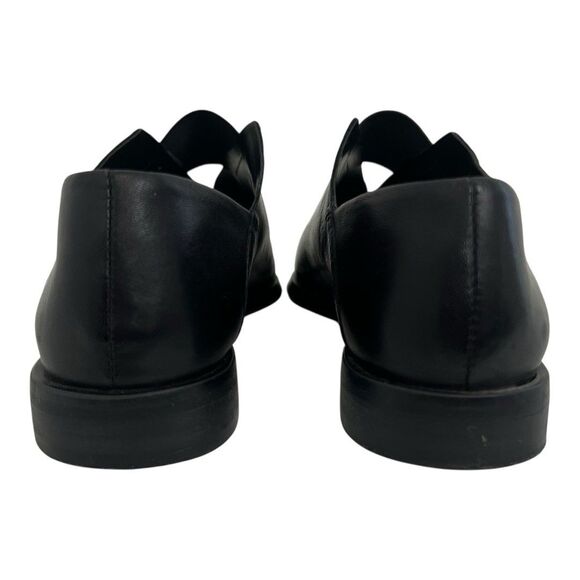 Zara Womens Size 38 Black Pointed Toe Slip On Loafer Business Casual Shoes - Picture 6 of 9